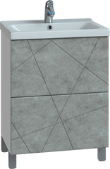 Тумба для комплекта Vigo Geometry 70 бетон
