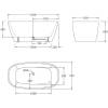 Акриловая ванна BelBagno BB72-1500-W0 150x76 фото 4