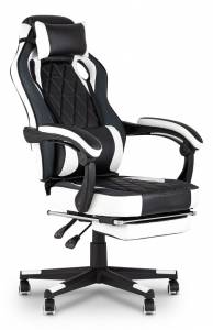 Кресло игровое Stool Group Virage BURGENDY YKC черное с белым