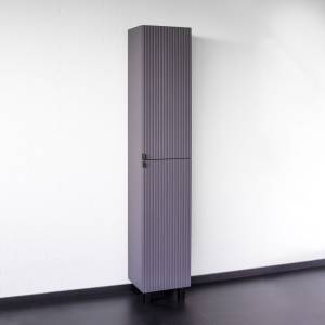 Шкаф-пенал Comforty Лима 35Н 00-00019242 напольный, антрацит