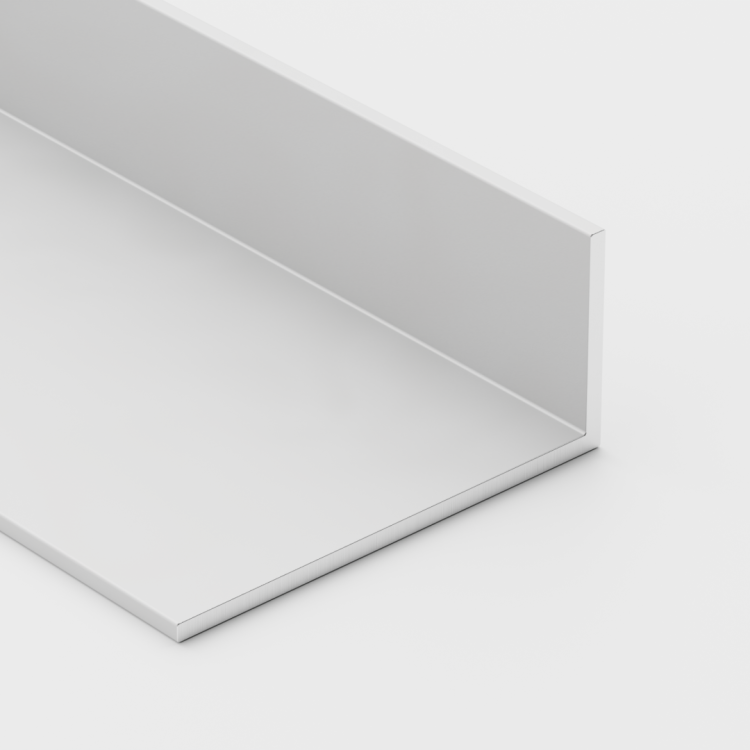 Угловой профиль Ликорн С-10.2.1 Серебристый Матовый для монтажа на черновом этапе ремонта 2500x50x20.3 