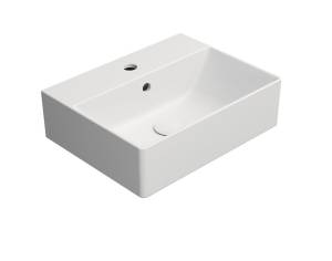 Раковина GSI Kube X 9485109 белый матовый, 45x35