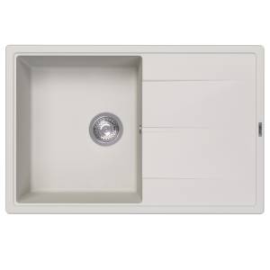 Мойка кухонная Abber Quarz AQ2904W белый, 51x78