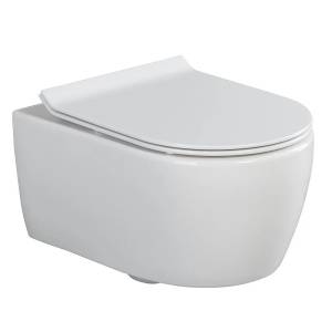 Унитаз подвесной Splendy Pride PR10152VTNW безободковый, сиденье микролифт, белый