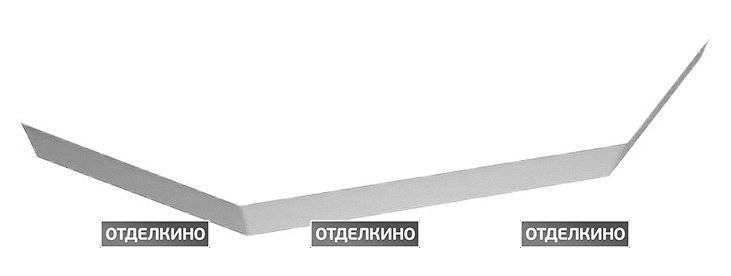 Экран для поддона Cezares TRAY-S-P-90-SCR-W