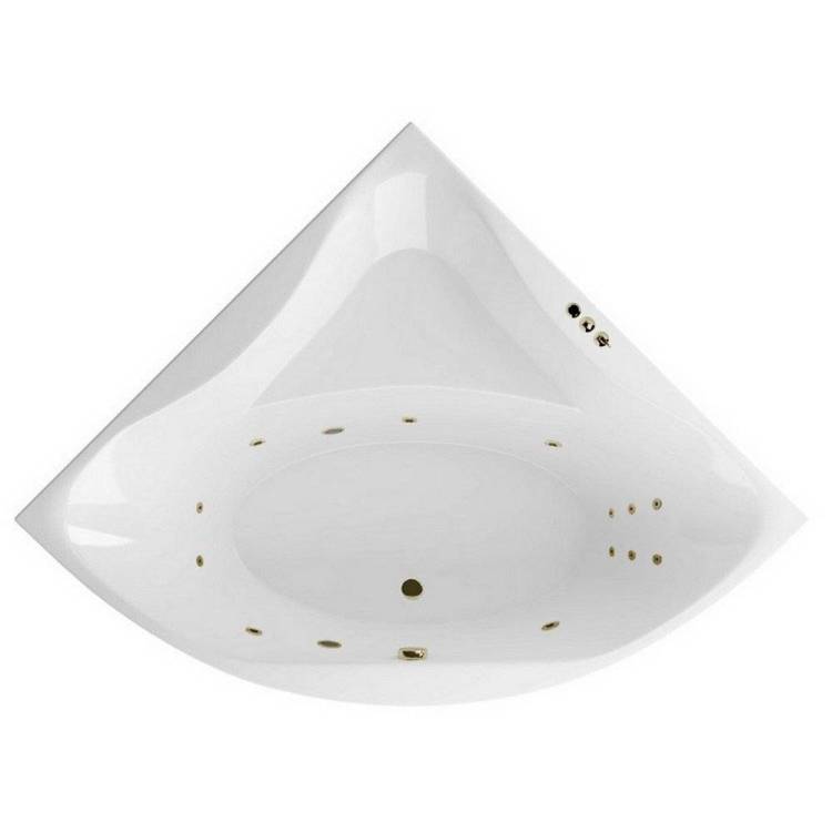 Акриловая ванна Excellent Glamour 150x150 "SMART" (бронза)