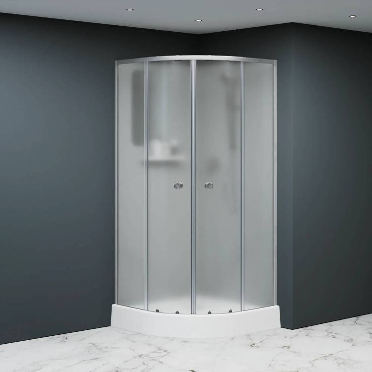 Душевая кабина RGW Andaman 381320800-22 профиль хром матовый, стекло матовое, 100x100x197