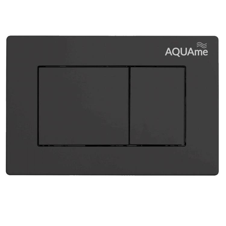 Кнопка смыва AQUAme AQM4102B черный