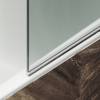 Шторка на ванну MaybahGlass MGV-655-4 70.5x140, поворотная, стекло сатин 6 мм, профиль хром глянцевый фото 5