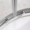 Душевой уголок Cezares Relax RELAX-304-R-2-90-C-CR профиль хром глянцевый, стекло прозрачное, 90x90x200 фото 3