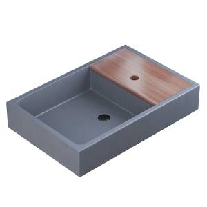 Раковина Uperwood Piter 291020214 графит, 60x40