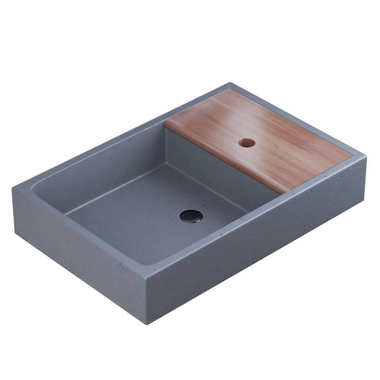 Раковина Uperwood Piter 291020214 графит, 60x40