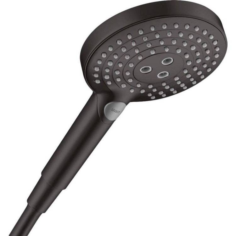 Лейка для душа Hansgrohe Raindance 26530670 Select S, черная матовая