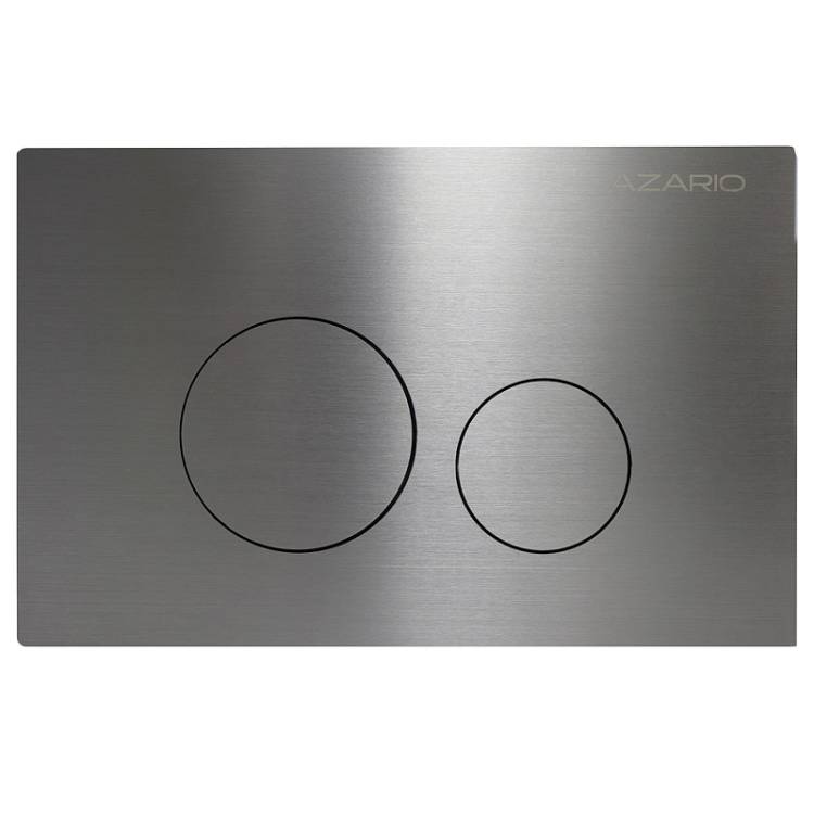 Кнопка смыва Azario New-TS AZ-SS-002-BR серая матовая