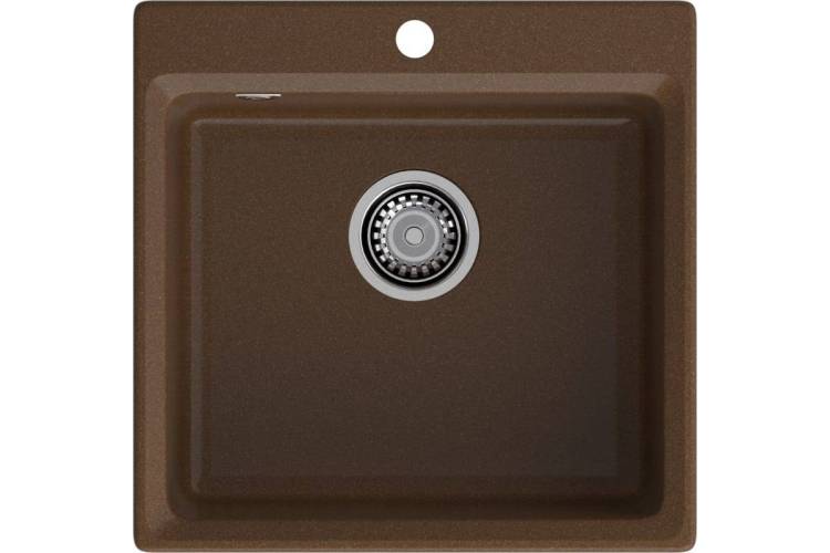 Мойка кухонная Granfest Level GF-LV-510 510x500, терракот