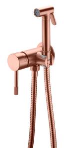 Гигиенический душ Boheme Uno 467-CB С ВНУТРЕННЕЙ ЧАСТЬЮ, со смесителем, Copper Brushed