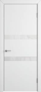Межкомнатная дверь Владимирская Фабрика Дверей Niuta Polar стекло White Gloss 800x2000