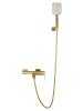 Смеситель для ванны Wonzon & Woghand WW-88639011-BG с душем, брашированное золото фото 2