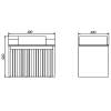 Тумба с раковиной Comforty Марсель-60 00-00012272 белый фото 4
