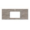 Столешница Kerama Marazzi Plaza PL3.VT280\120 для раковин, встраиваемых снизу Парнас пепельный лаппатированный