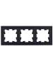Рамка 3-постовая IEK Brite BR-M32-K02 черный фото 5