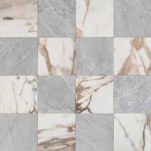 Мозаика Edimax Reve NQ18 Rose Gris Chess 30x30