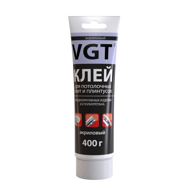 Клей акриловый для потолочных покрытий VGT 0.4 кг