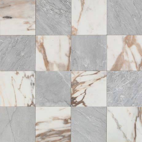 Мозаика Edimax Reve NQ18 Rose Gris Chess 30x30