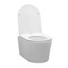Унитаз подвесной Comforty CF40513R, сиденье микролифт, тонкое, белый глянец фото 2