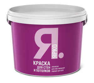 Краска для стен и потолков Ярославские краски Ярко матовая белая 6 кг