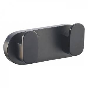 Крючок Wonzon & Woghand WW-7725 двойной, черный