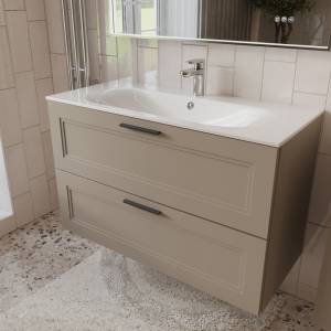 Тумба с раковиной Terminus Classik CLA101002200501O капучино , 100x62