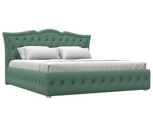 Интерьерная кровать Лига Диванов Герда 123594 зеленый 180x200