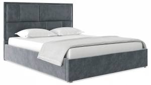 Кровать 1400х2000 НК-Мебель Madison 72306319 Серый 113.9x151.8x218