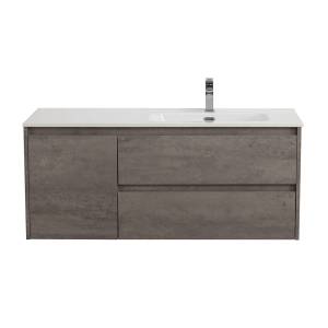 Тумба под раковину BelBagno KRAFT-1200-2C-1A-SO-CG-R Cemento Grigio, 120x50x46