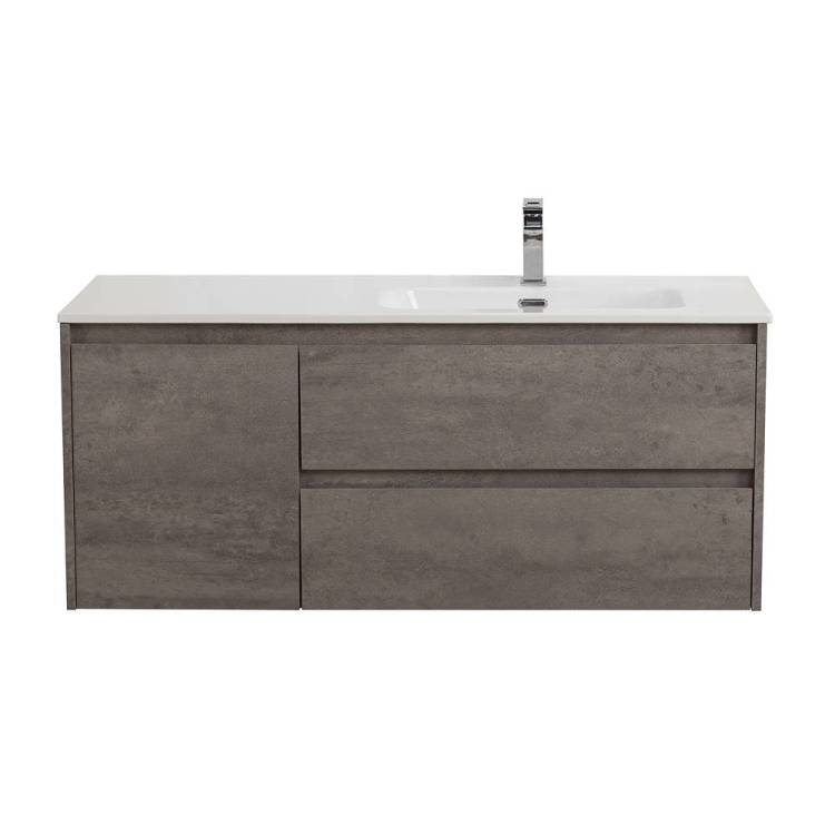 Тумба под раковину BelBagno KRAFT-1200-2C-1A-SO-CG-R Cemento Grigio, 120x50x46