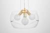 Подвесная люстра Lumina Deco Globo LDP 6018-400 PR+F.GD фото 2