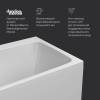 Ванна акриловая AM.PM Func 160х70 с каркасом фото 6