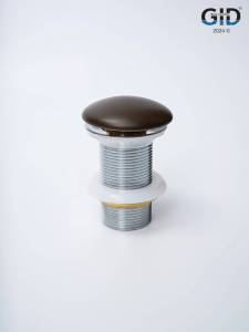 Донный клапан Gid Minucia Br100 74406K без перелива, коричневый матовый