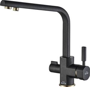Смеситель для кухни ZorG Steel Hammer SH 909 Black Br