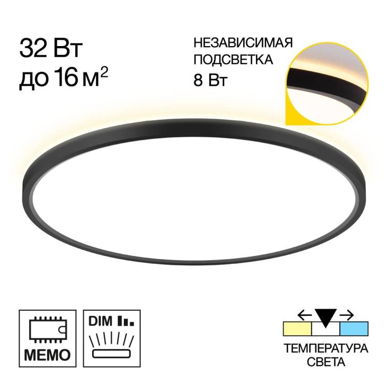 Светильник с подсветкой Citilux Norma CL748401