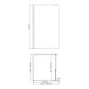 Душевая перегородка Wasserkraft Rur (Рур) 30W40RG-MG профиль розовое золото глянцевое, стекло матовое, 120x200 фото 4