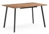 Стол Notta Кортни 619216 дуб крафт золотой, черный матовый 120(160)x80x75