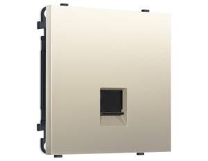 Комплект механизма телефонной розетки со шторкой Ambrella Volt Sigma MS552030 шелк