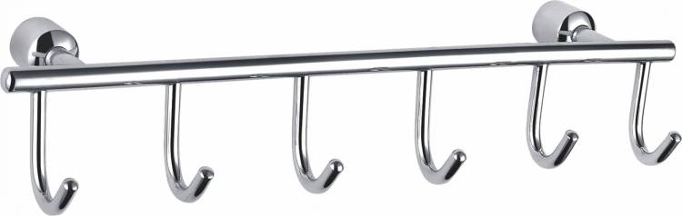 Вешалка Wonzon & Woghand WW-9382-6 с 6 крючками, хром