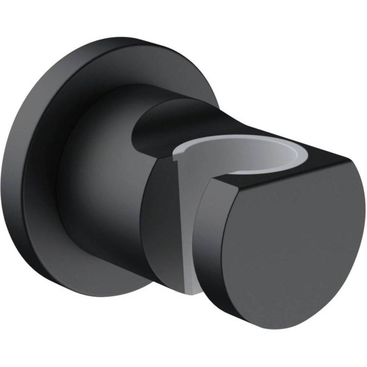 Держатель для душа Kludi Nova Fonte 2055239-15 Puristic, черный матовый, настенный