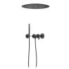 Душевая система Timo Saona SX-2358/03SM с термостатом, черный матовый