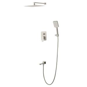 Душевой комплект Wonzon & Woghand WW-88939011-BN никель, встраиваемый