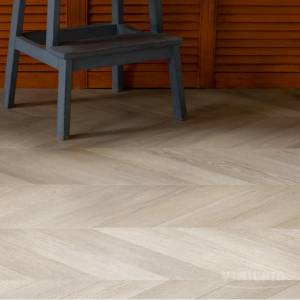 LVT Ламинат Vinilam Parquet Chevron Glue 2.5/42 4V RI4445118CL4 Шеврон Сезар 690x115