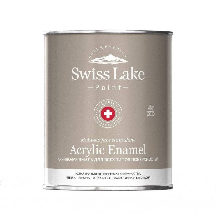 Эмаль Swiss Lake Acrile Enamel полуматовая, база А (3л)